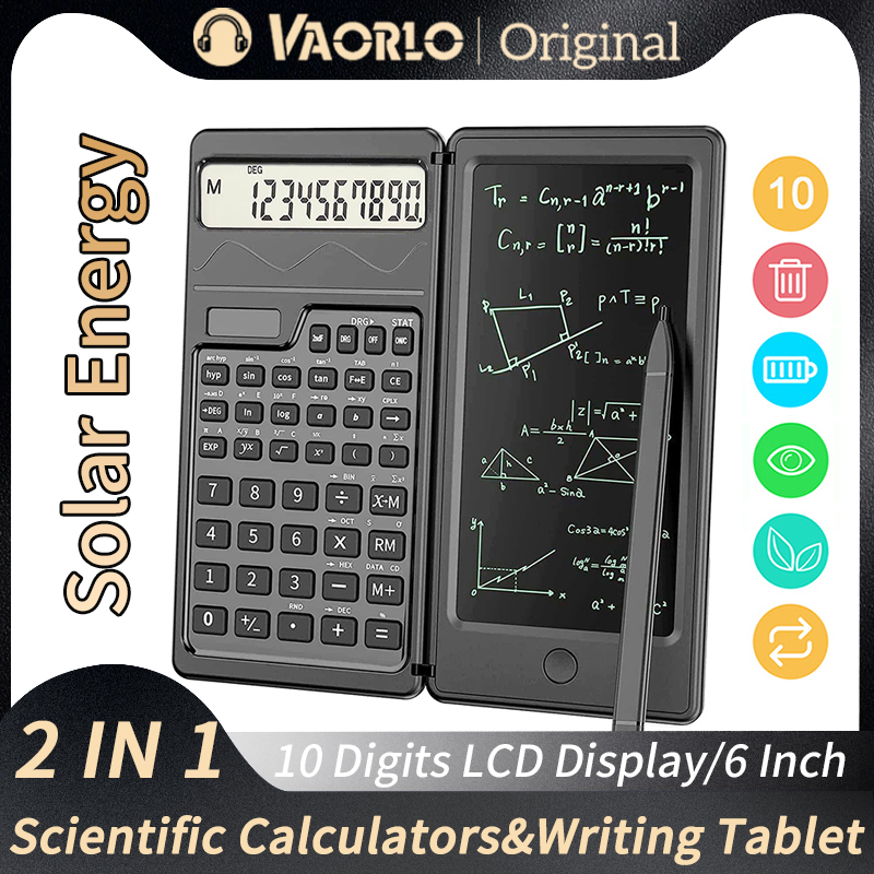 Digital Drawing Tablet - VAORLO Calculadoras científicas plegables 2 en