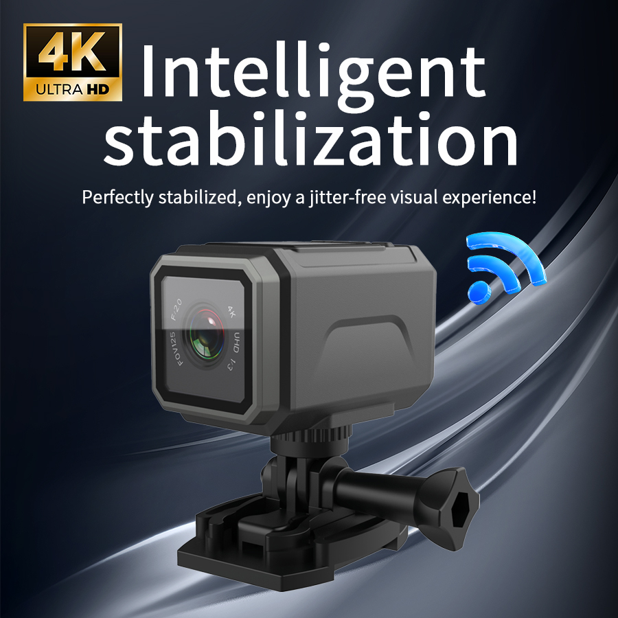 Action Camera 4K - Cámara de acción 4K EIS 125
