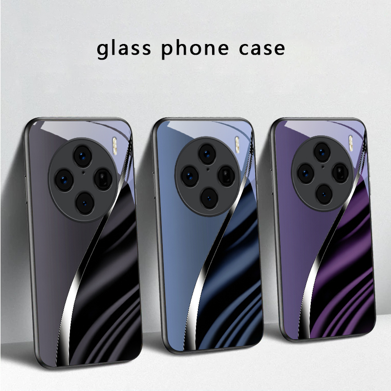 Funda de vidrio negro con efec - Vivo V40 reseña y precio