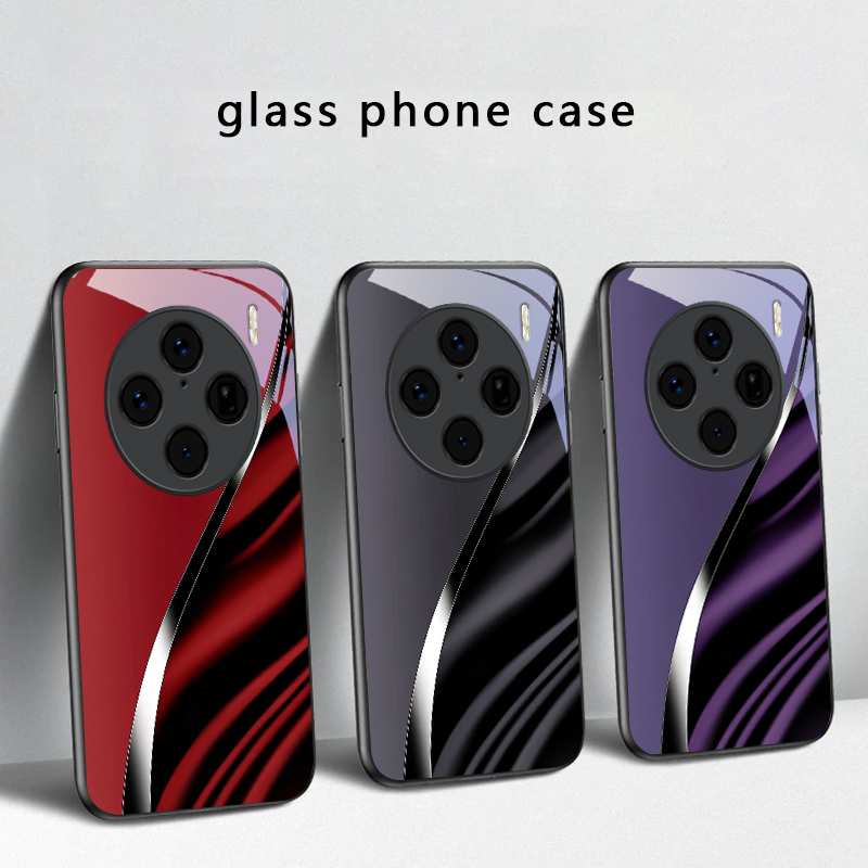 Funda de vidrio negro con efec - Vivo V40 reseña y precio