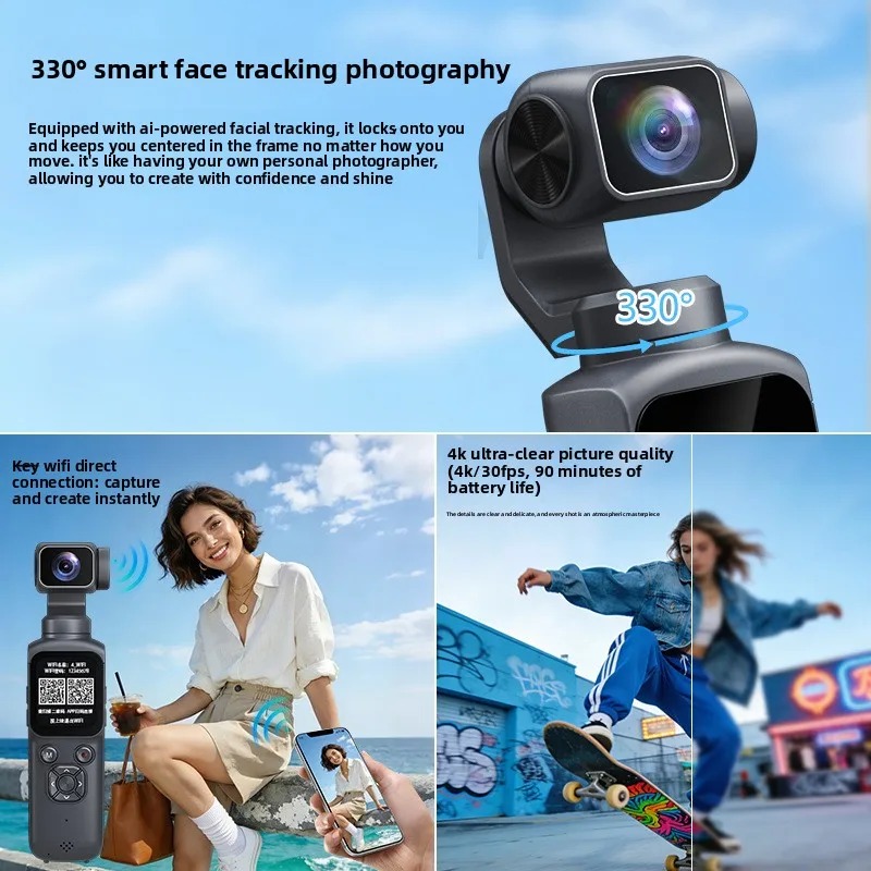 Cámara de Bolsillo 4K HJD05 co - Action Camera 4K reseña y precio