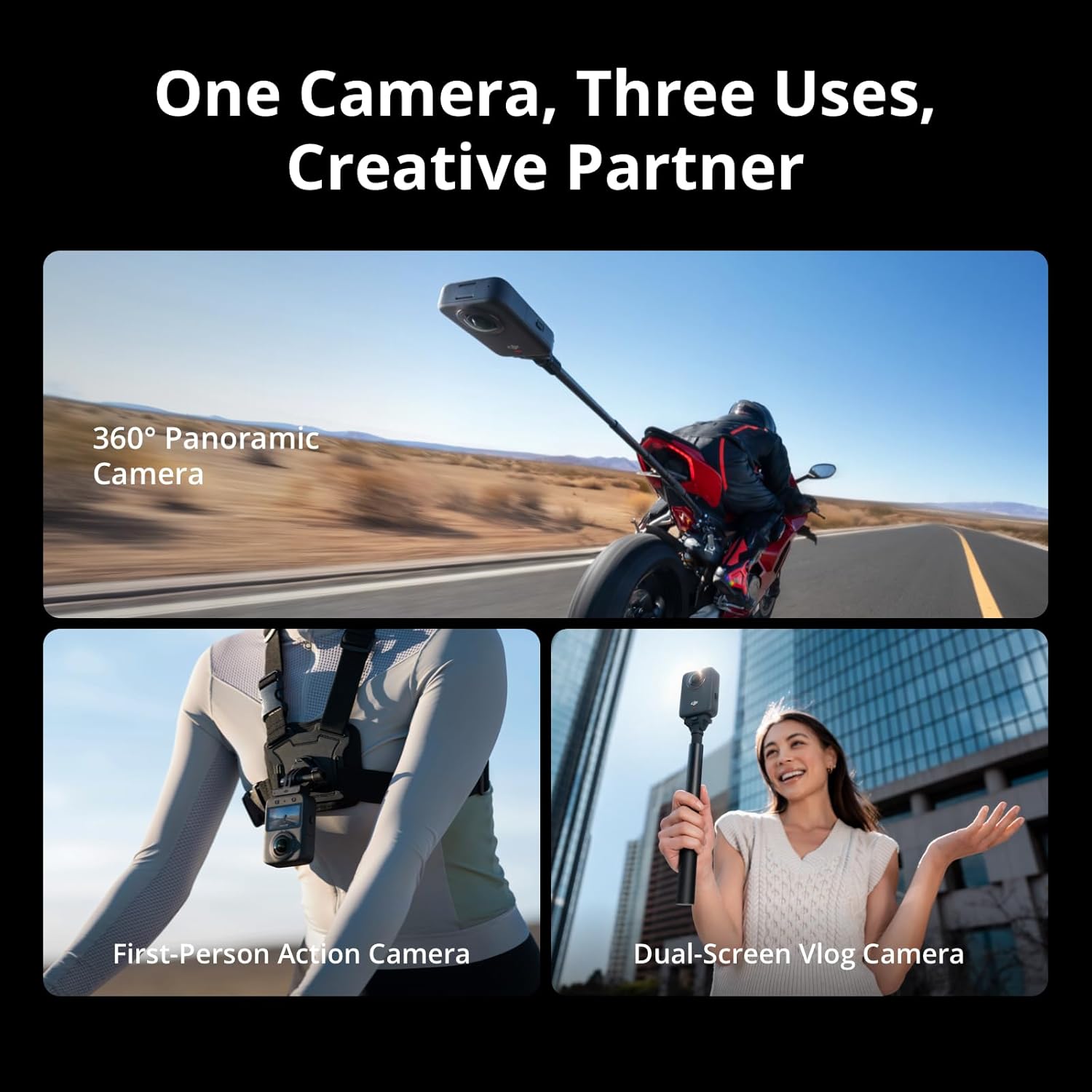 Cámara DJI Osmo 360 Usada Reac - Action Camera 4K reseña y precio
